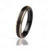 Купить Черное кольцо из карбида вольфрама Lonti RTG-4321-KRD