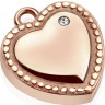 Купить Кулон из стали TATIC SSPM-6258 в форме сердца с фианитом