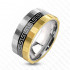 Купить Мужское вращающееся кольцо антистресс из титана Spikes R-TM-3875 с меандром