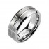 Купить Мужское кольцо из вольфрама без покрытия Spikes TU-149