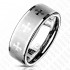 Купить Мужское кольцо Tisten из титан-вольфрама (тистена) R-TS-059 с крестами