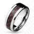 Купить Мужское кольцо из тистена (титан-вольфрама) Tisten R-TS-013 с карбоновой вставкой