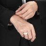 Купить Белое кольцо из керамики Everiot RCM-0001 парное, обручальное