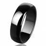 Купить Черное кольцо из керамики Everiot RCM-0002 парное, обручальное