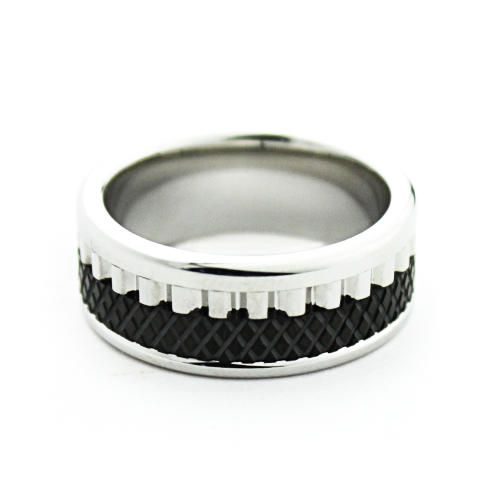 Купить Мужское кольцо из карбида вольфрама CARRAJI R-TU-0122