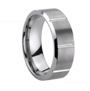 Мужское кольцо из карбида вольфрама без покрытия Lonti TU-028049