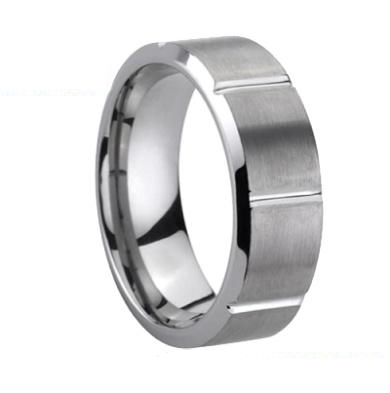 Купить Мужское кольцо из карбида вольфрама без покрытия Lonti TU-028049