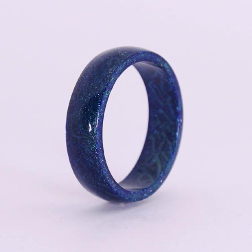 Купить Светящееся кольцо Lonti glow Blue Malachite, 5 мм