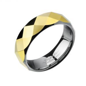 Мужское кольцо из карбида вольфрама Spikes R-TU-157