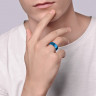 Купить Синее кольцо из вольфрама Lonti R-TG-0022