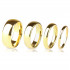 Купить Кольцо из вольфрама Lonti/Spikes RTG-0002 (R-TG-0145) обручальное с золотистым покрытием