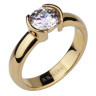 Купить Помолвочное кольцо из стали Lonti AAB-RSS722GD с фианитом