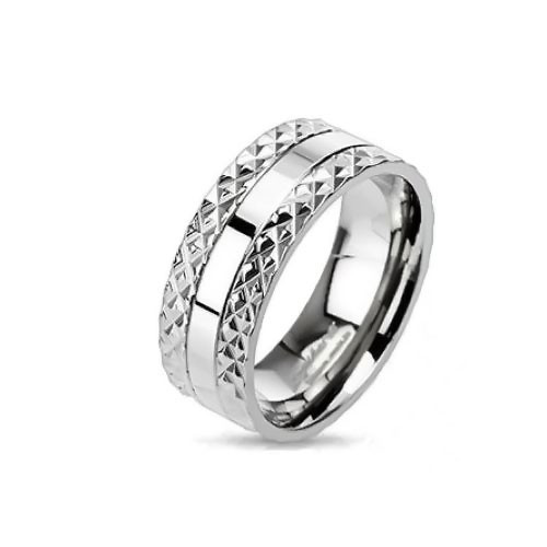 Купить Мужское титановое кольцо Spikes R-TM-3252