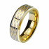 Купить Мужское кольцо из карбида вольфрама Spikes R-TU-148 c кельтским узором