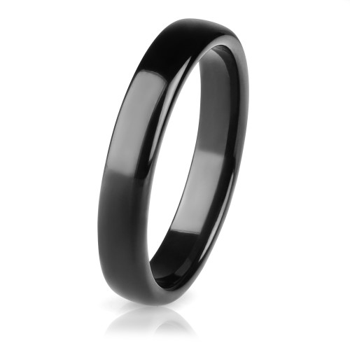 Купить Черное кольцо из вольфрама Lonti/Spikes RTG-0003 (R-TG-0142)
