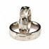 Купить Серебристое титановое кольцо Lonti TI-065R с фианитами
