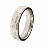 Купить Серебристое титановое кольцо Lonti TI-065R с фианитами