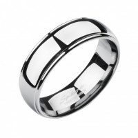 Классическое кольцо из карбида вольфрама Spikes TU-021 мужское