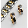 Купить Кольцо из титан-вольфрама (тистена) Tisten R-TS-007 обручальное с покрытием цвета розового золота