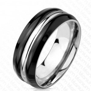 Мужское кольцо из титана TATIC R-TI-4397 черное