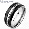 Купить Мужское кольцо из титана TATIC R-TI-4397 черное