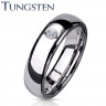 Купить Классическое обручальное кольцо из карбида вольфрама Lonti R-TU05 с фианитом