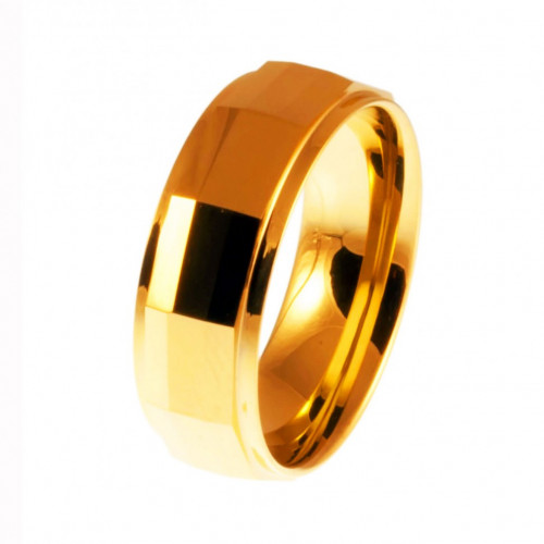 Купить Кольцо из вольфрама Lonti LR-TU-018028 с золотистым напылением