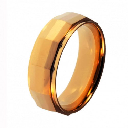 Купить Кольцо из вольфрама Lonti LR-TU-018028 с золотистым напылением