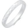 Купить Белое кольцо из керамики Everiot RCM-0004, граненое, парное