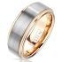 Купить Мужское кольцо из тистена (титан-вольфрама) с покрытием цвета розового золота Tisten R-TS-030