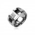 Купить Мужское кольцо из титана TATIC R-TI-2980 с фианитами
